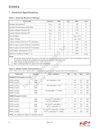 SI8405AB-A-IS1 Datasheet Page 4