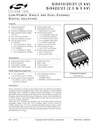 SI8410BD-A-IS Datasheet Cover