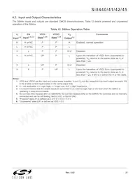 SI8445-B-IS Datasheet Page 21