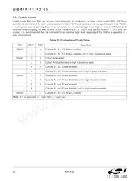 SI8445-B-IS Datasheet Page 22