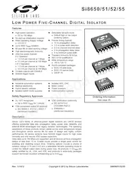 SI8650BC-B-IS1R Datasheet Cover