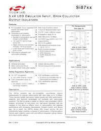 SI8712CD-B-IMR Datasheet Cover