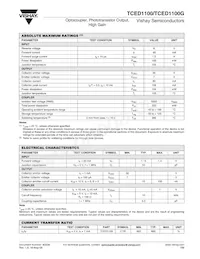 TCED1100G Datasheet Page 2