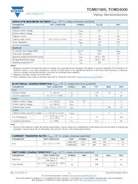 TCMD4000 Datasheet Page 2