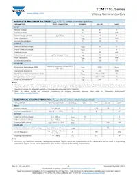 TCMT1101 Datasheet Page 2