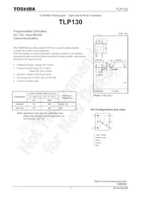 TLP130(GB-TPR Datasheet Cover