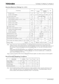 TLP626-2(F) Datenblatt Seite 2