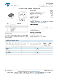 VO2223A-X007T Datasheet Cover