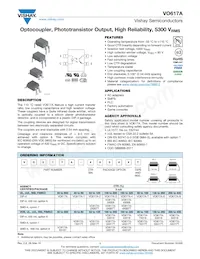 VO617A-4X006 Datasheet Cover