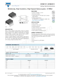 VOW2611-X017T Datasheet Cover