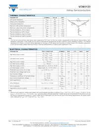 VOW3120-X017T Datasheet Page 3