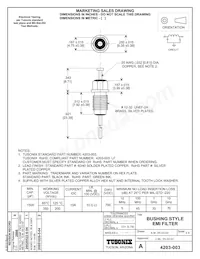 4203-003LF Datasheet Copertura