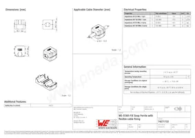 74271722 Datasheet Copertura