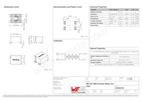 744290130 Datasheet Copertura