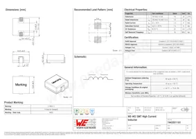 7443551181 Datasheet Cover