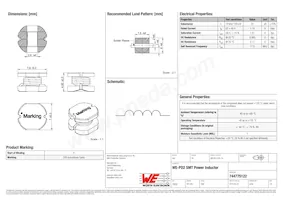 744775122 Datasheet Copertura