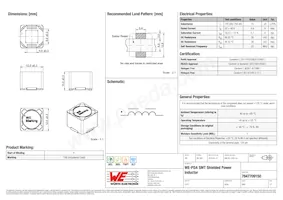 7847709150 Datasheet Cover