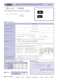 80ZLJ1200MGC18X40 Datasheet Cover
