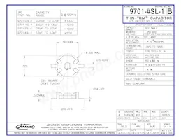 9701-0SL-1R3 Datasheet Cover