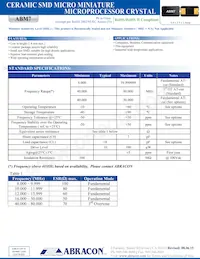 ABM7-14.31818MHZ-S-B-4-Y-T Datasheet Cover