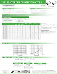 AIMC-0201-10NJ-T Datasheet Cover