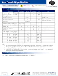 AOCJYR-12.800MHZ-M5649LF-T數據表 頁面 2