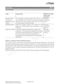 B84771M0015L000 Datasheet Page 20