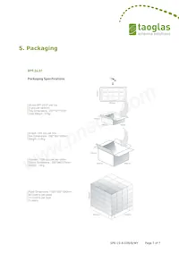 BPF.24.01 Datasheet Page 7