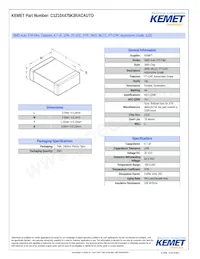 C1210X475K3RACAUTO Datasheet Cover