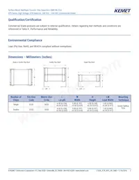 C2220C474KCR1C7186 Datasheet Pagina 3