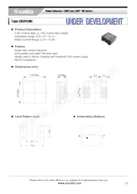 CDEP63MENP-100MC Datasheet Cover