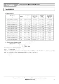 CDEP63MENP-100MC Datasheet Pagina 2