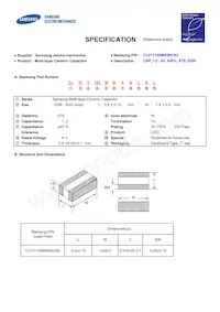 CL01Y105MR5NLNC Datasheet Copertura