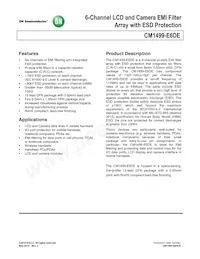 CM1499-E6DE Datasheet Cover