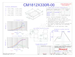 CM1812X330R-00 Datasheet Cover