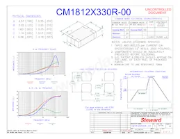 CM1812X330R-00 데이터 시트 표지