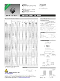 CM322522-R10ML Datasheet Cover