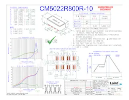 CM5022R800R-10 Datasheet Copertura