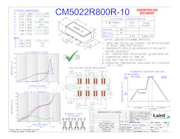 CM5022R800R-10 Datasheet Cover