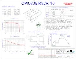 CPI0805IR82R-10 Datenblatt Cover