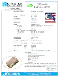 CVPD-940X-212.500 Datasheet Cover