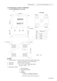 CX3225SB48000D0FPJC1 Datasheet Pagina 4