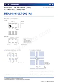 DEA161910LT-9031A1 Datasheet Pagina 2