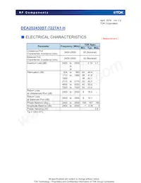 DEA202450BT-7227A1-H Datasheet Page 3