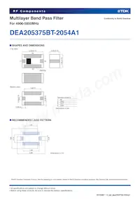 DEA205375BT-2054A1 Datasheet Pagina 2