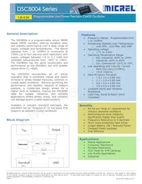 DSC8004AL2-PROGRAMMABLE 데이터 시트 표지