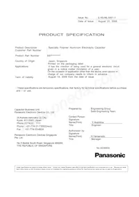 EEF-CX0E331XR Datasheet Cover