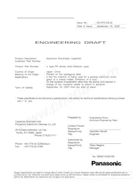 EEV-FK1A222V Datasheet Copertura