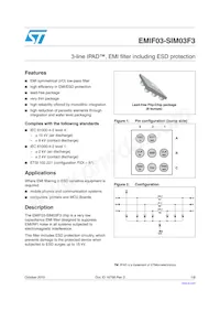 EMIF03-SIM03F3 Datasheet Cover
