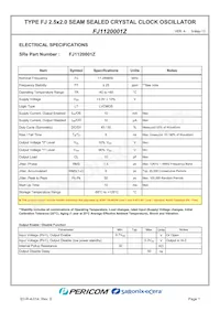 FJ1120001Z Datasheet Page 3